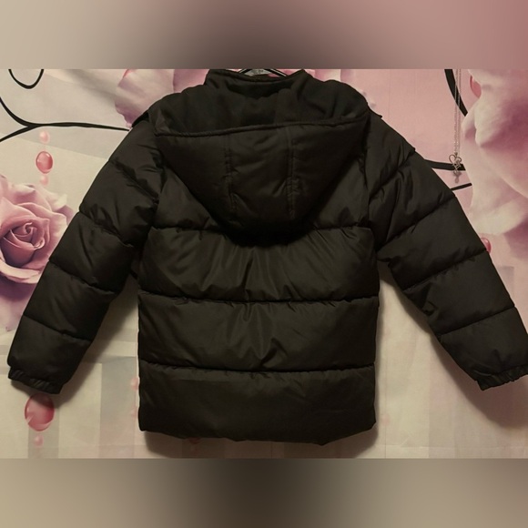 Extreme Children’s Black Puffer Jacket with fleece lining Size 7 - Picture 4 of 7